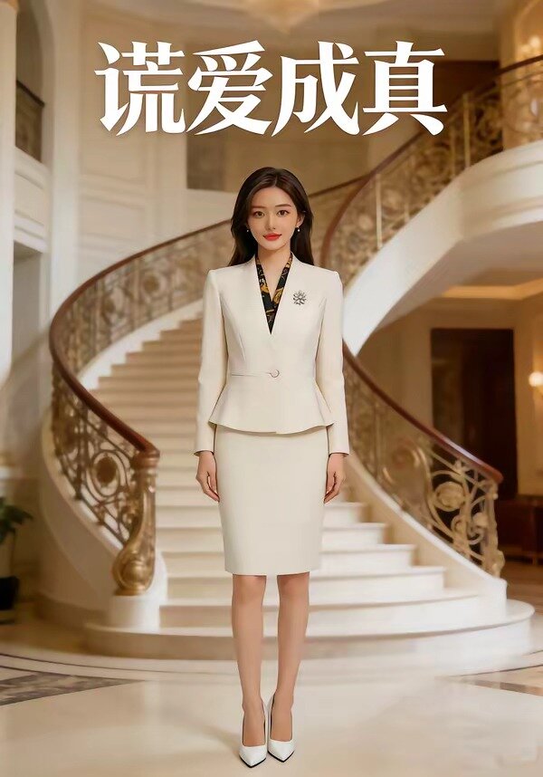 谎爱成真海报
